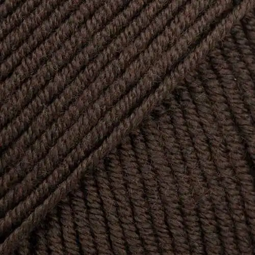 Merino Extra Fine 09 Mørk brun (Uni Colour)