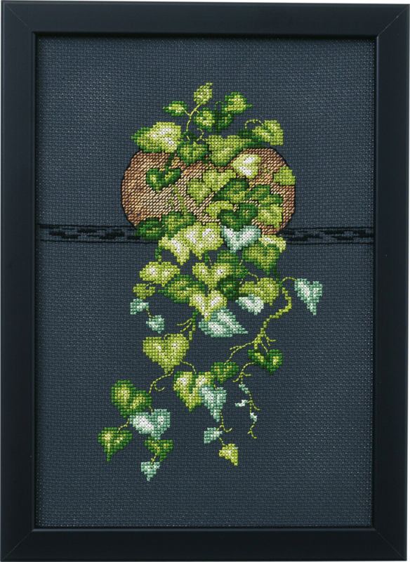 Broderisett Heart Leaf Philo. 20 x 29 cm