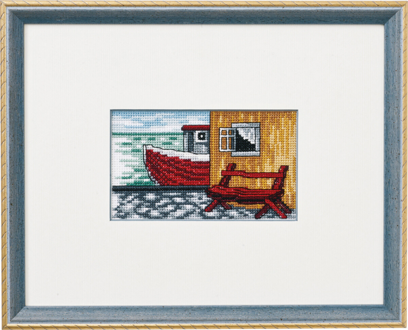 Broderisett Havnen R5402/22 23x18 cm