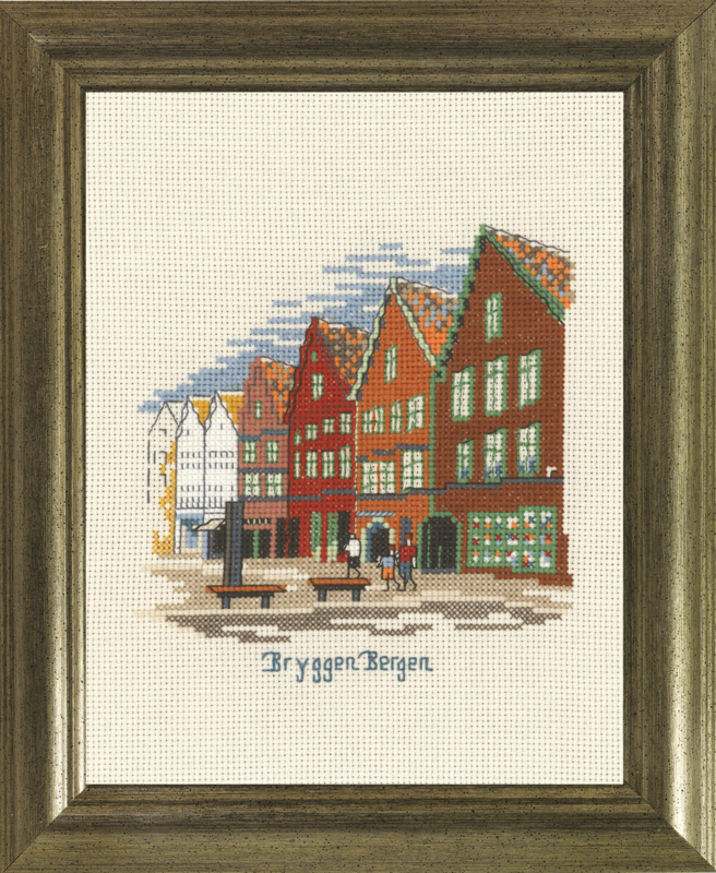 Broderisett Bergen 17 x 22 cm R5313