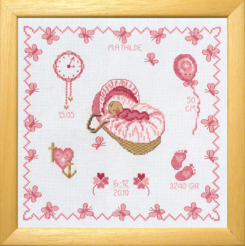 Broderisett Mathilde R5583/00 22x22 cm