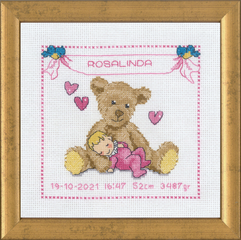 Broderisett Rosalinda R5500 19 x 19 cm