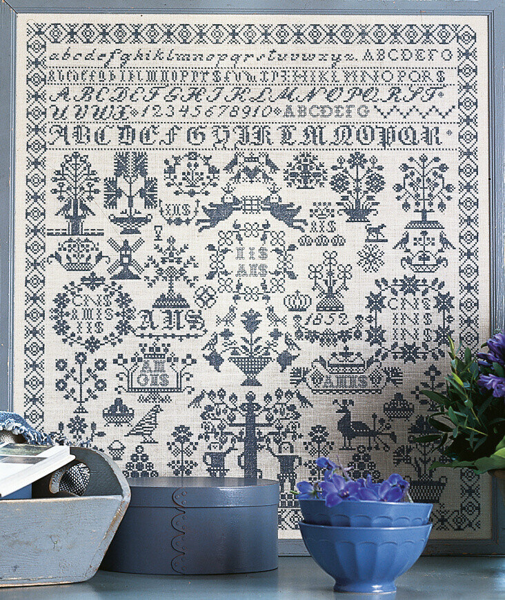 Broderisett Navneduk 55 x 58 cm