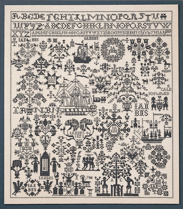 Broderisett Navneduk 65 x 72 cm