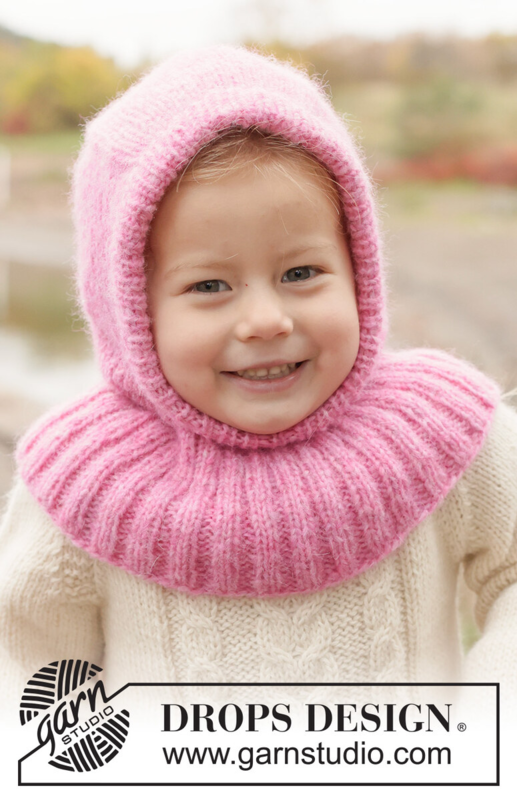 50-7 Dream Petal Balaclava by DROPS Design