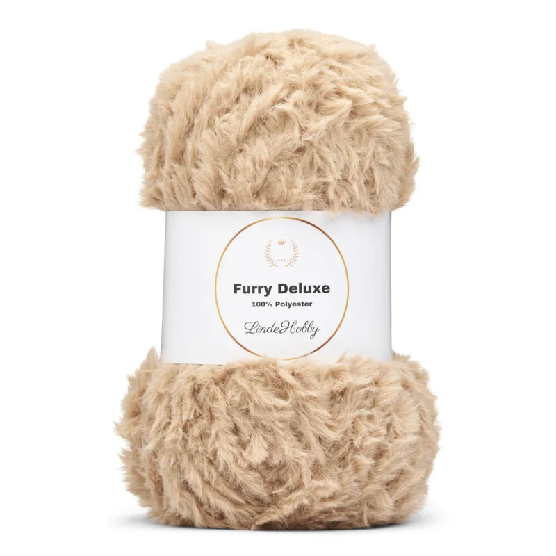 LindeHobby Furry Deluxe 12 Varm Karamell