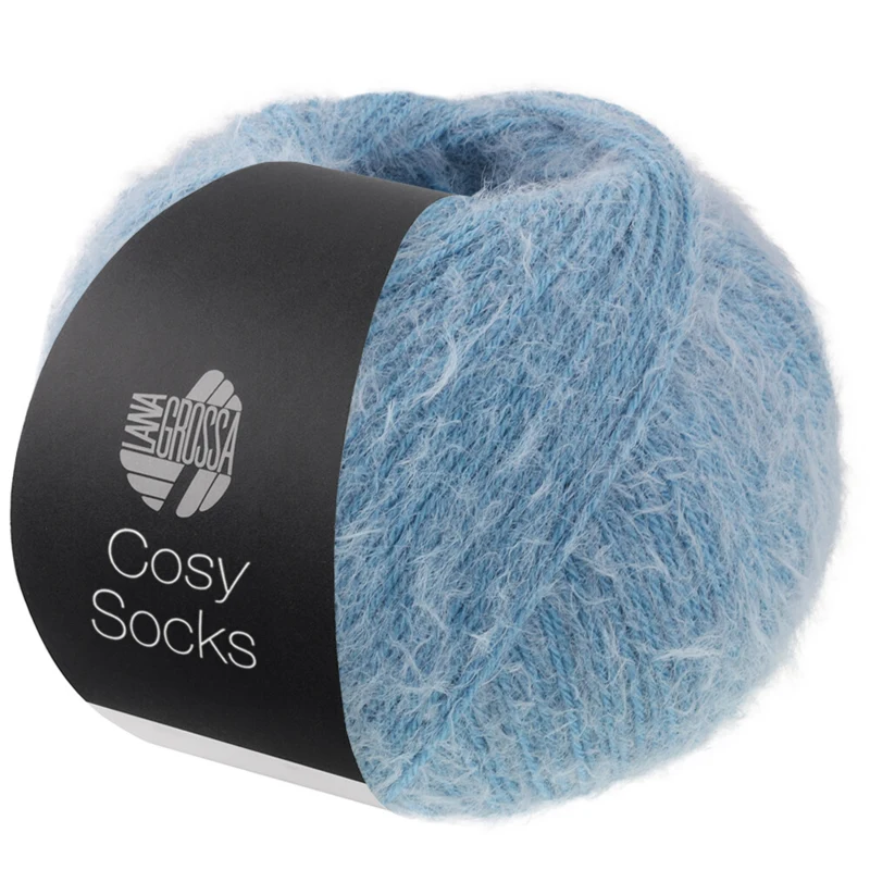 Lana Grossa Cosy Socks 14 Dueblå