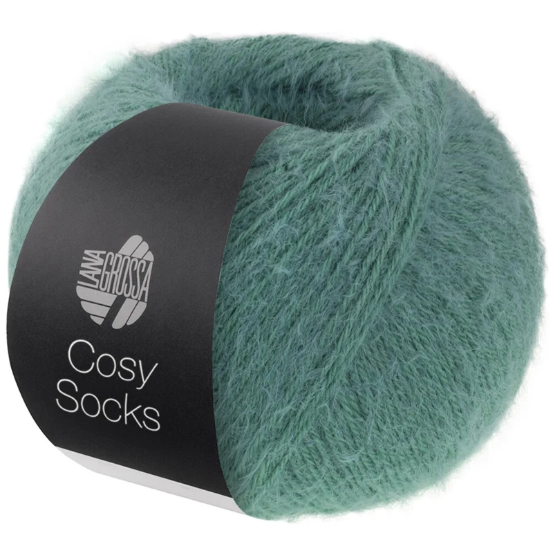 Lana Grossa Cosy Socks 06 Salviegrønn