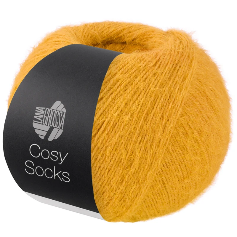 Lana Grossa Cosy Socks 11 Guloransje
