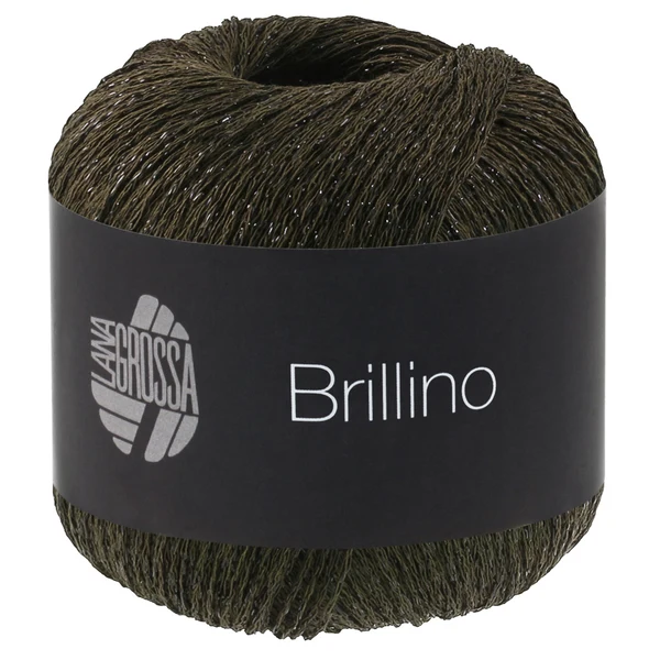 Lana Grossa Brillino 52 Svart/Brun