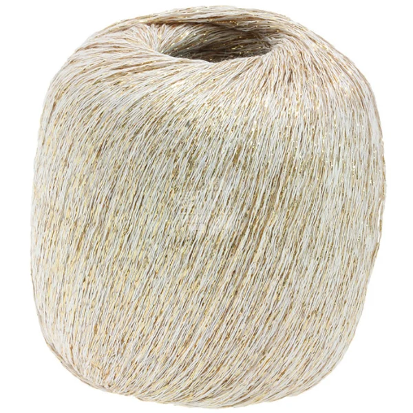 Lana Grossa Brillino 09 Hvit/Gull