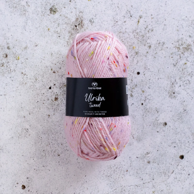 Svarta Fåret Ulrika Tweed 03 Rosa salt