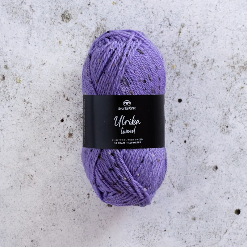 Svarta Fåret Ulrika Tweed 00 Lilla mais