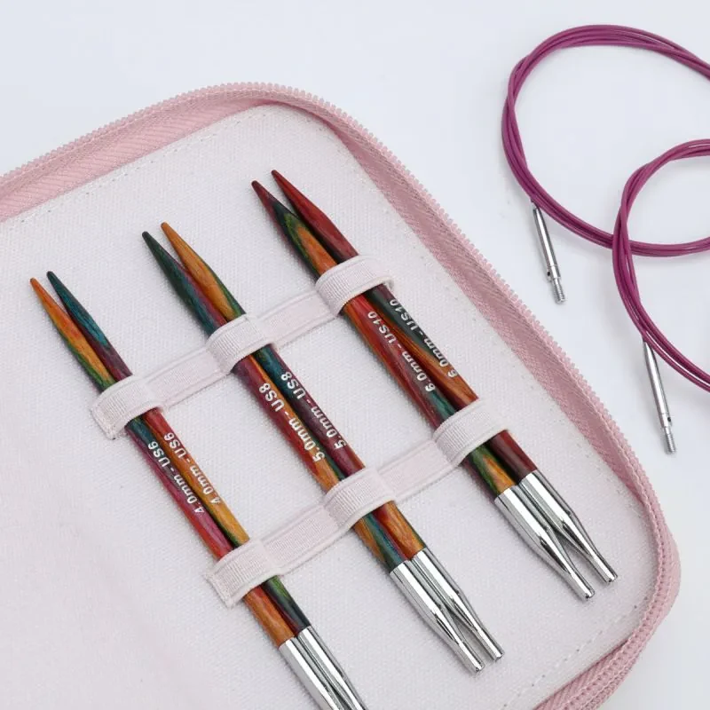 KnitPro Symfonie 2 Utskiftbare Rundpinner Sett, Starter Set, 13 cm