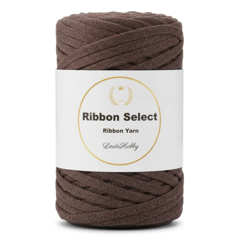 LindeHobby Ribbon Select 56 Sjokolade