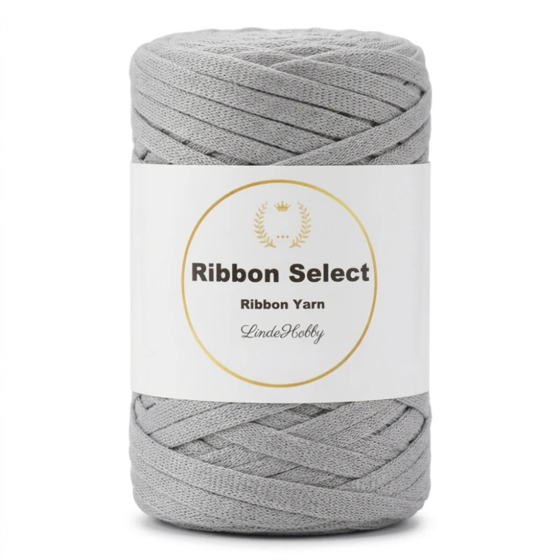 LindeHobby Ribbon Select 64 Ensfarget grå