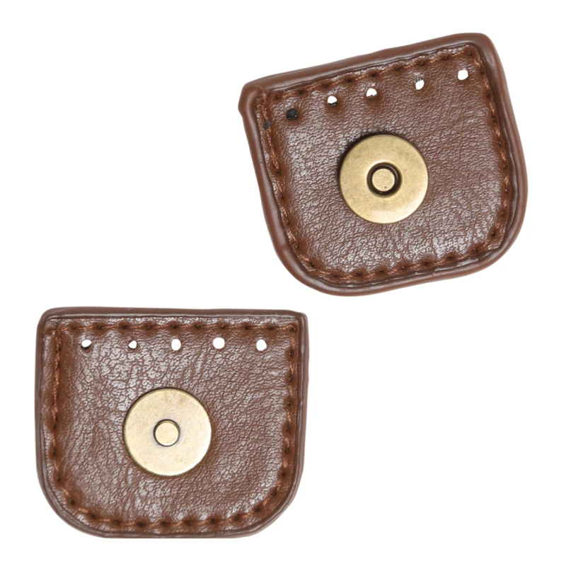 Go Handmade Magnetiskt Trycklås 4 cm Brun med bronse
