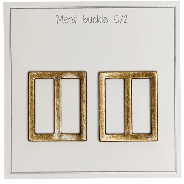 Go Handmade Metallspenne 31 x 28 mm, Bronse