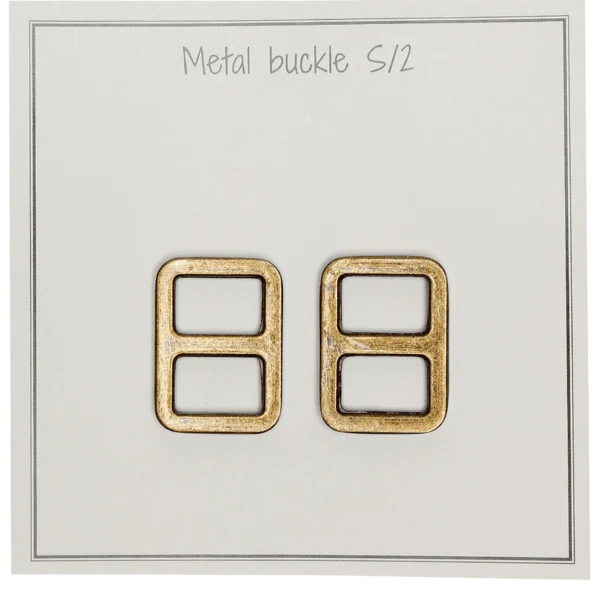 Go Handmade Metallspenne 25 x 19 mm, Bronse