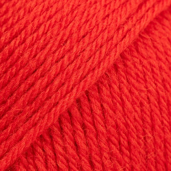 DROPS Saga 44 Sterk rød (Uni Colour)