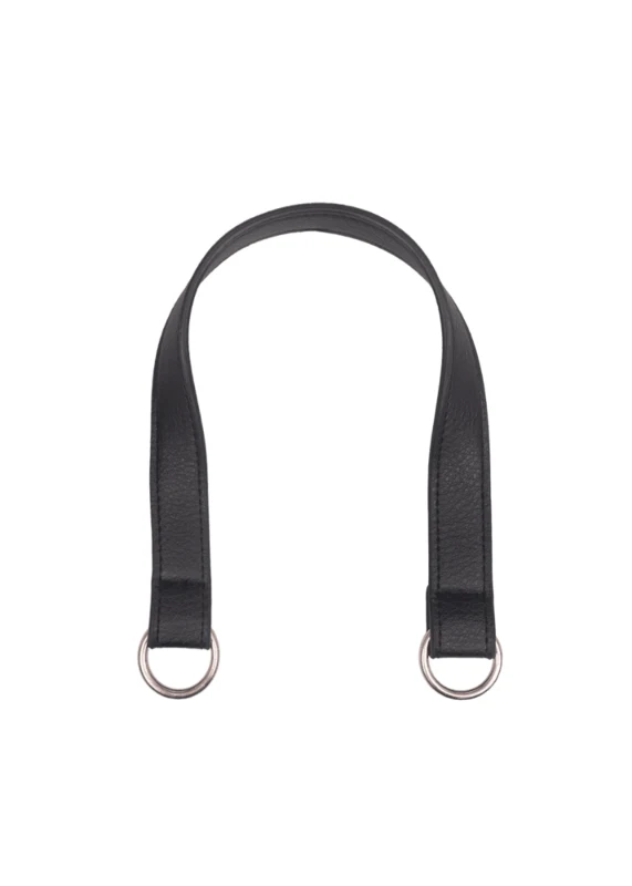 Go Handmade Veskehank med O-ring: Svart/sølv