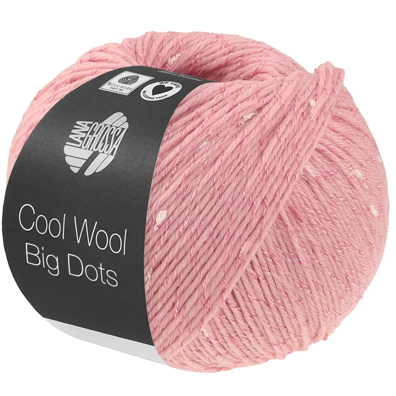 Lana Grossa Cool Wool Big Dots 106 Rosa
