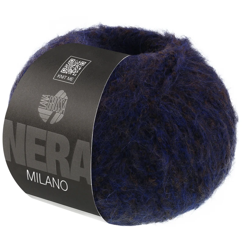 Lana Grossa Milano 11 Blå/brunmelert