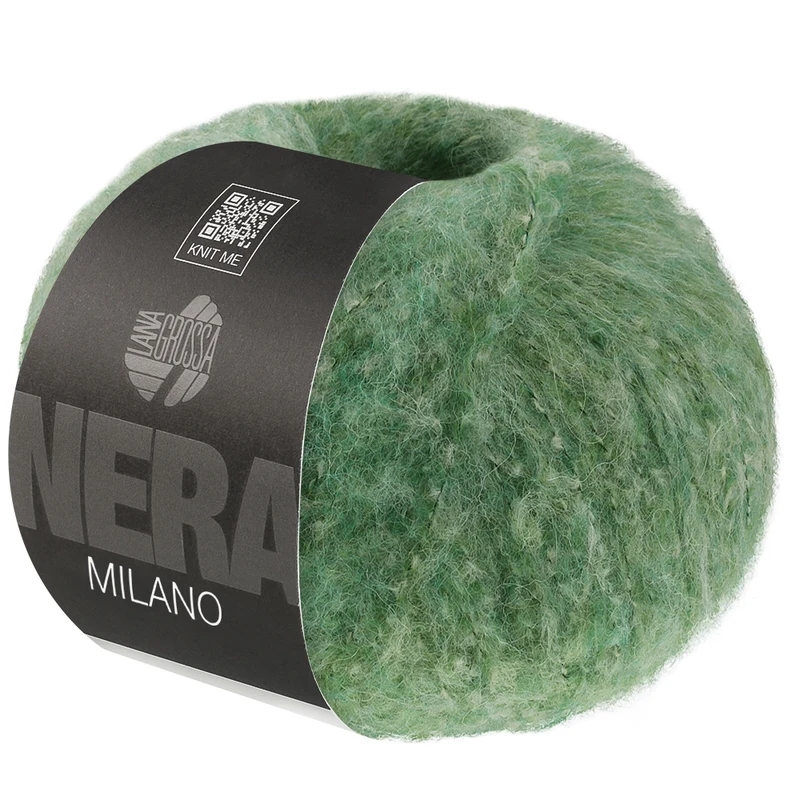 Lana Grossa Milano 07 Grønnmelert