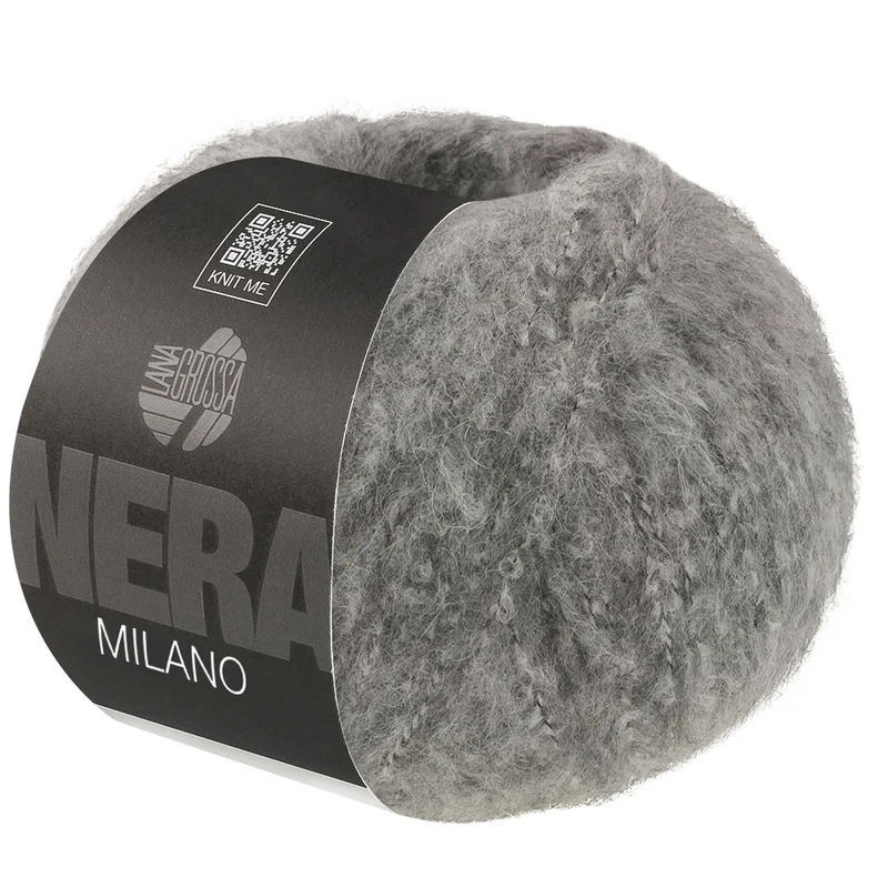 Lana Grossa Milano 01 Gråmelert