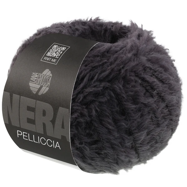 Lana Grossa Pelliccia 07 Mørkegrå