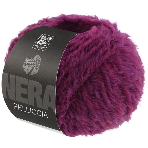 Lana Grossa Pelliccia 13 Rødfiolett