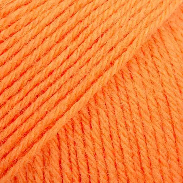DROPS Fabel Uni Colour 119 Elektrisk oransje