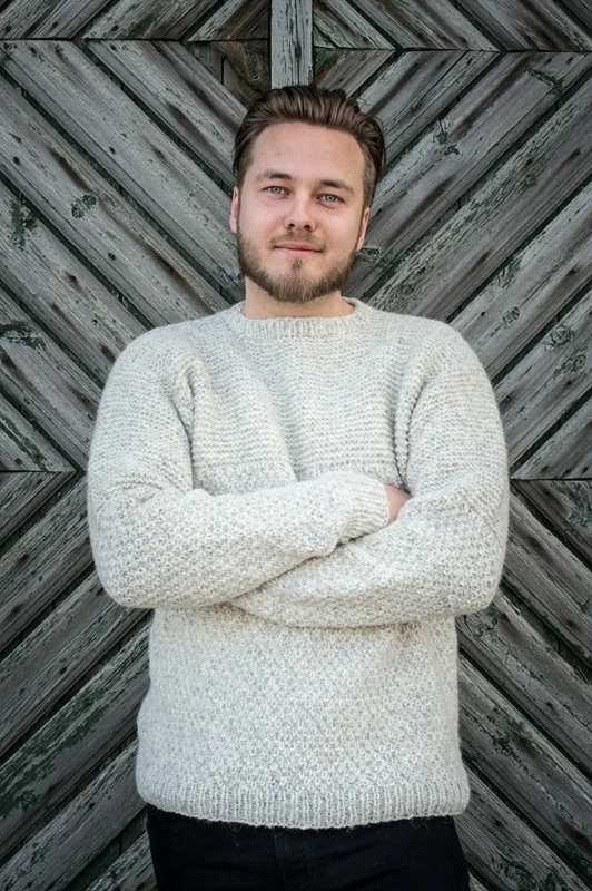 Herregenser i dobbel perle