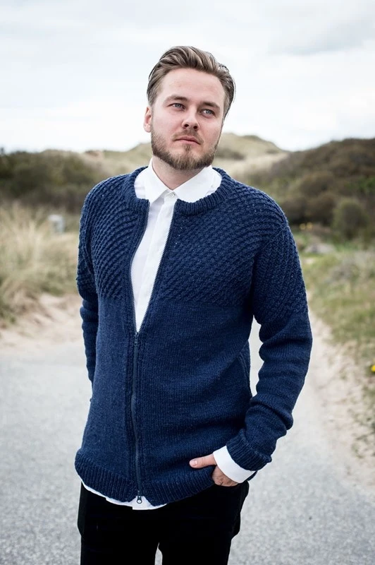 Herregenser med glidelås - NYTT!