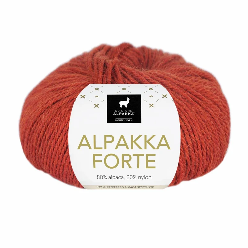 Du Store Alpakka Forte 703 Varm terracotta melert