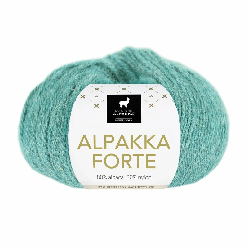 Du Store Alpakka Forte 713 Lys sjøgrønn melert