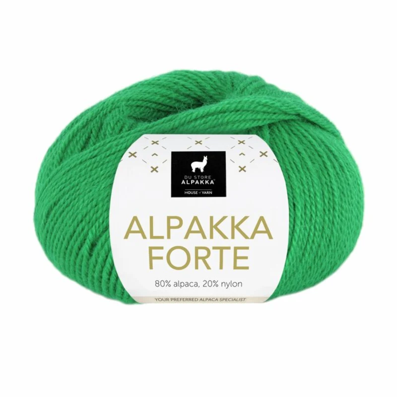 Du Store Alpakka Forte 738 Skarp grønn