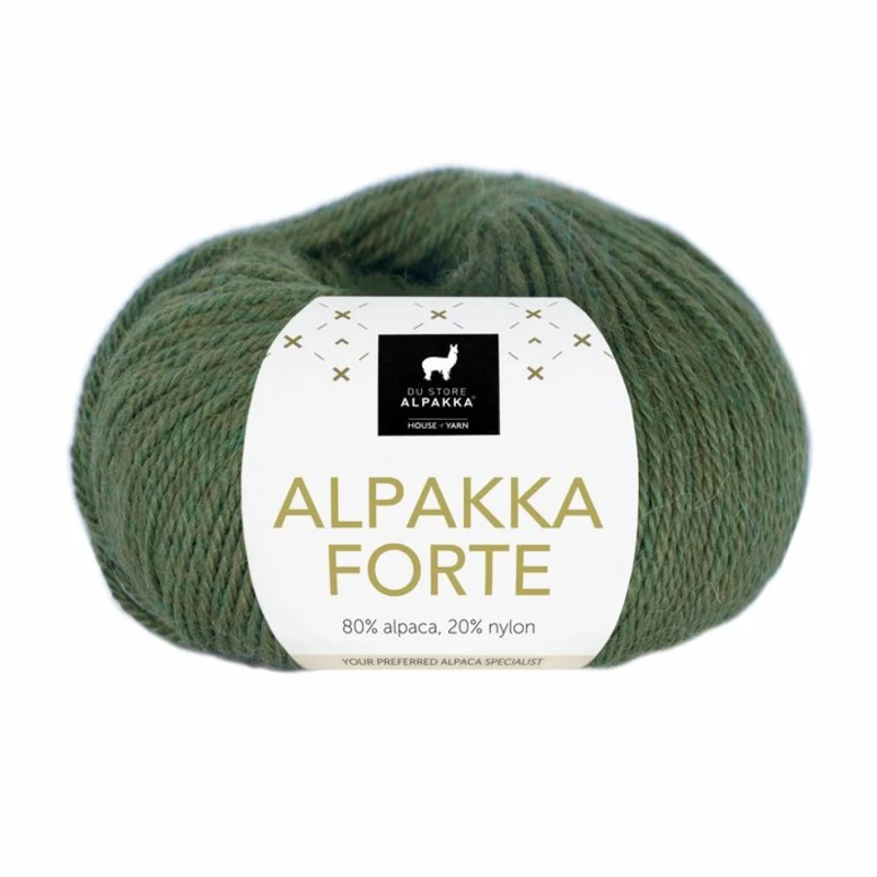 Du Store Alpakka Forte 727 Skoggrønn melert