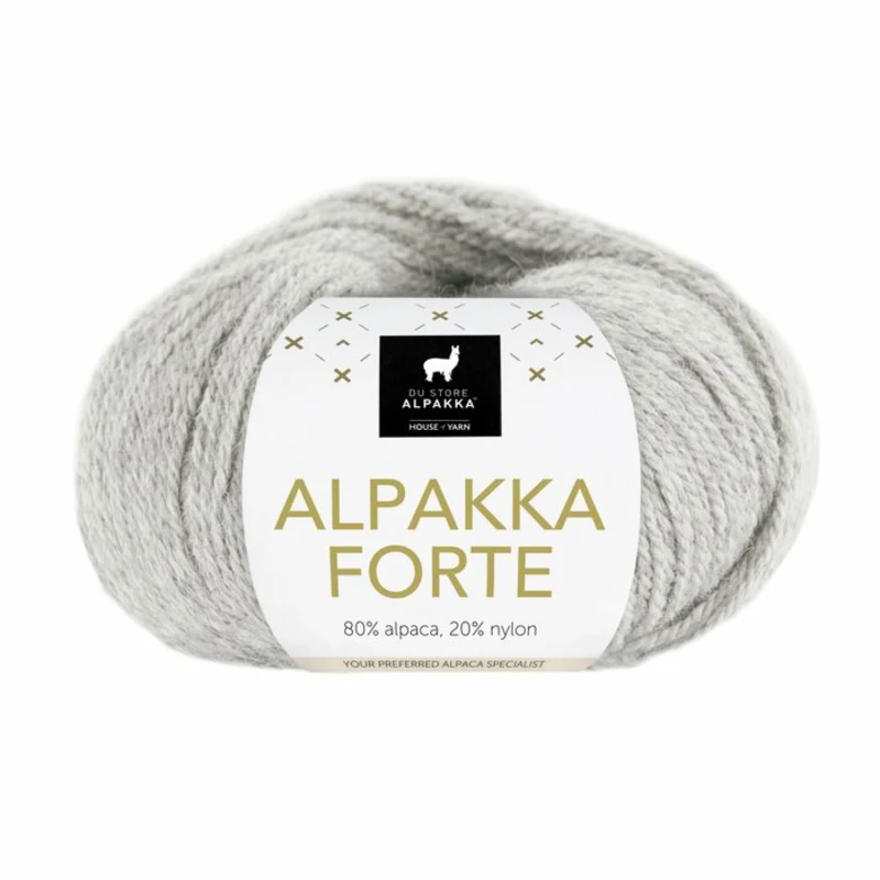Du Store Alpakka Forte 716 Lys grå melert