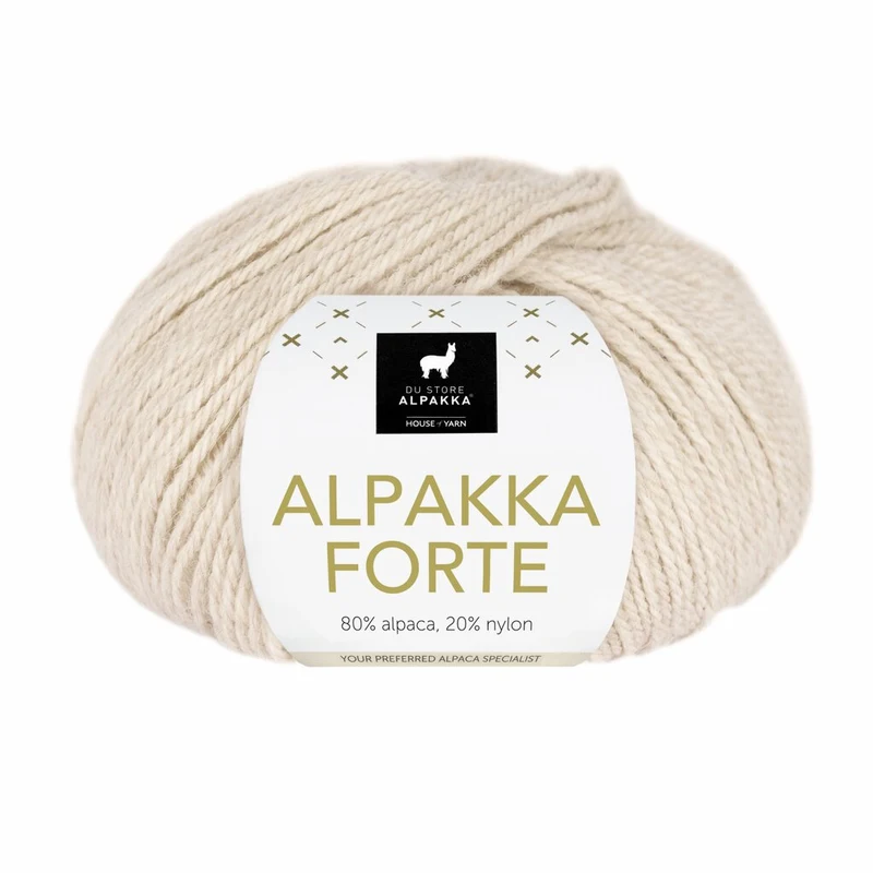 Du Store Alpakka Forte 701 Lattebeige melert