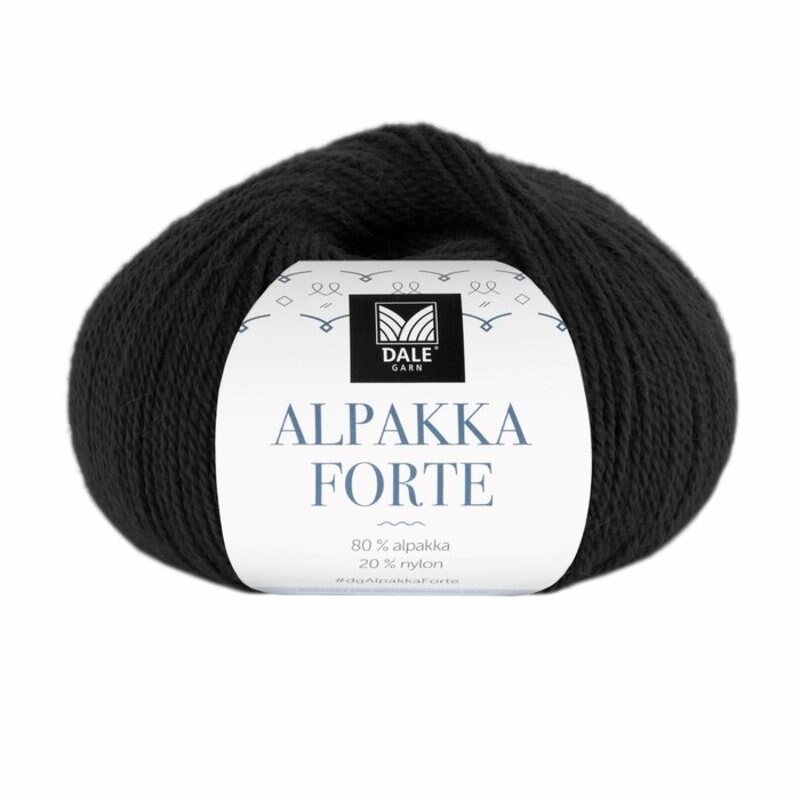 Dale Alpakka Forte 733 Svart