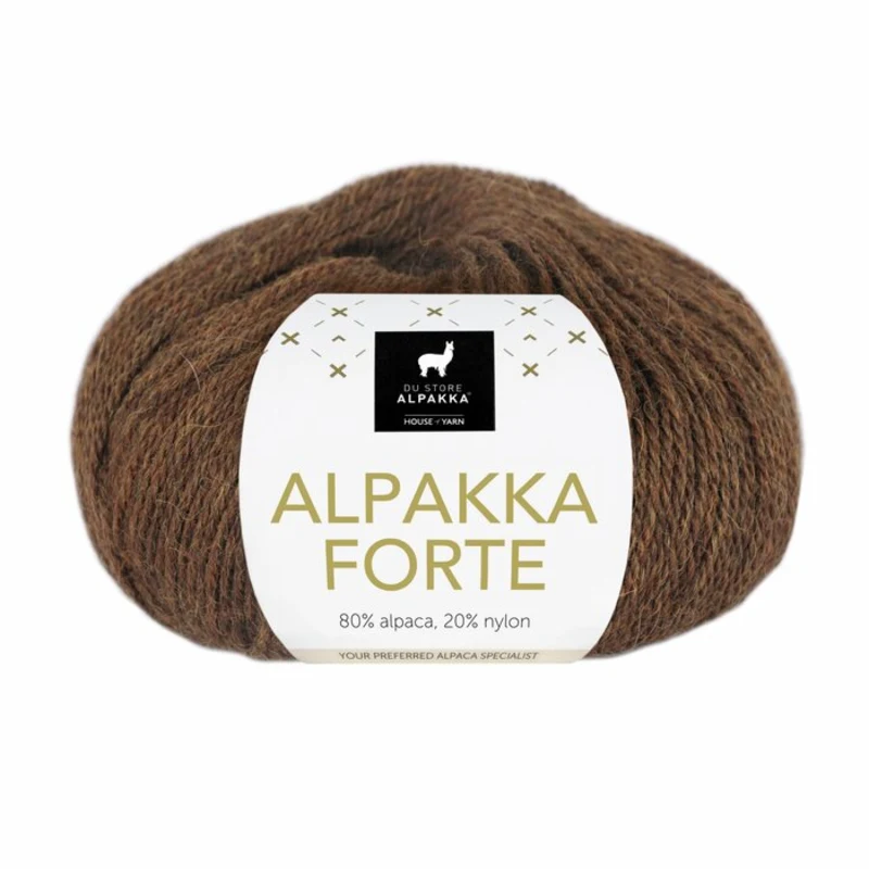 Du Store Alpakka Forte 709 Varm brun melert