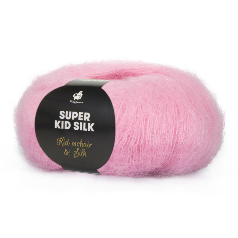 Mayflower Super Kid Silk 95 Lys rosa