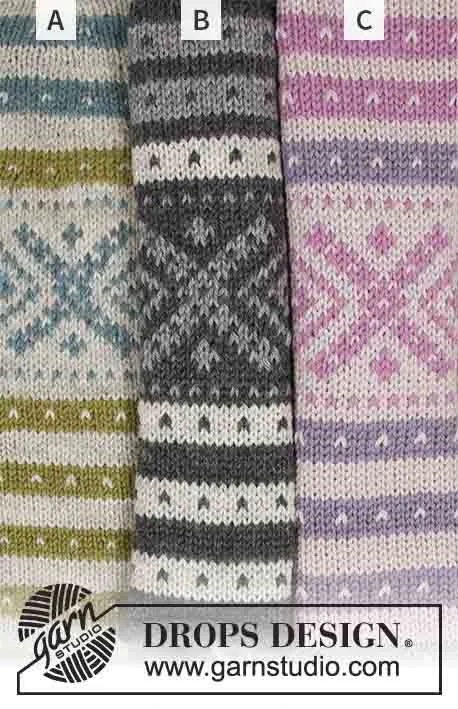 180-23 Nova Scotia Toes fra DROPS Design