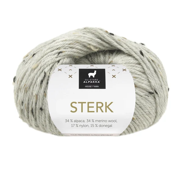Du Store Alpakka Sterk 930 Lys grå melert tweed