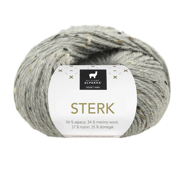 Du Store Alpakka Sterk 931 Grå melert tweed