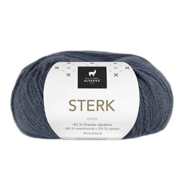 Du Store Alpakka STERK 861 Mørk gråblå