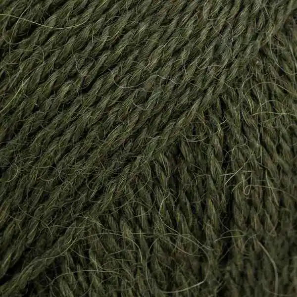DROPS Alpaca 7895 Mørk grønn (Uni Colour)