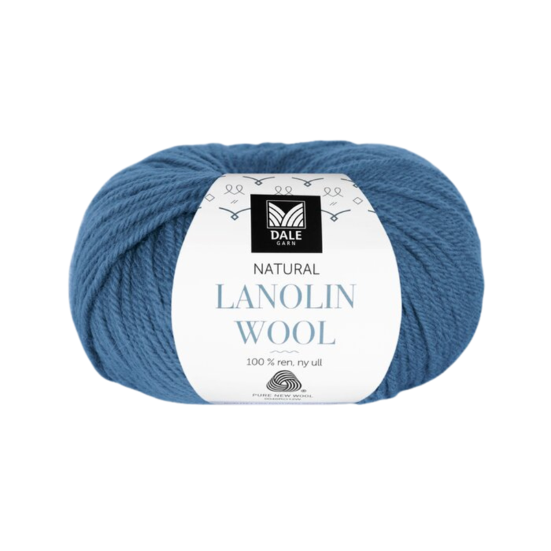 Dale Lanolin Wool 1435 Jeansblå