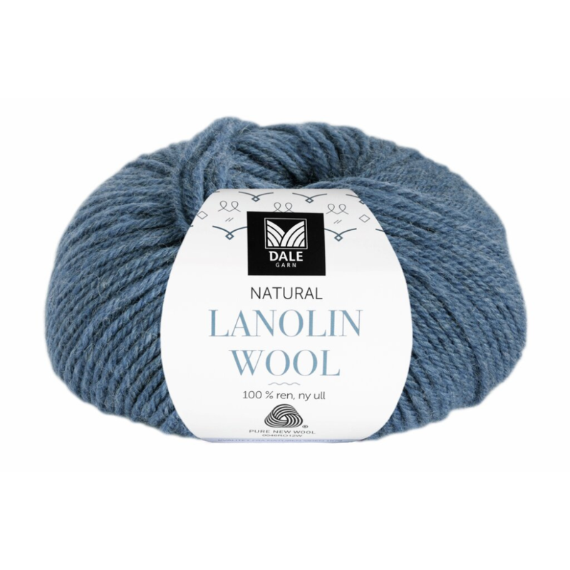 Dale Lanolin Wool 1448 Denim melert